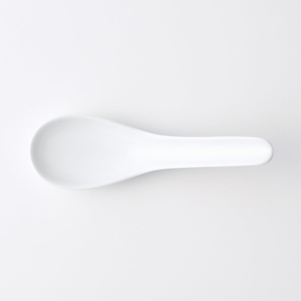 White Porcelain Chinese Spoon