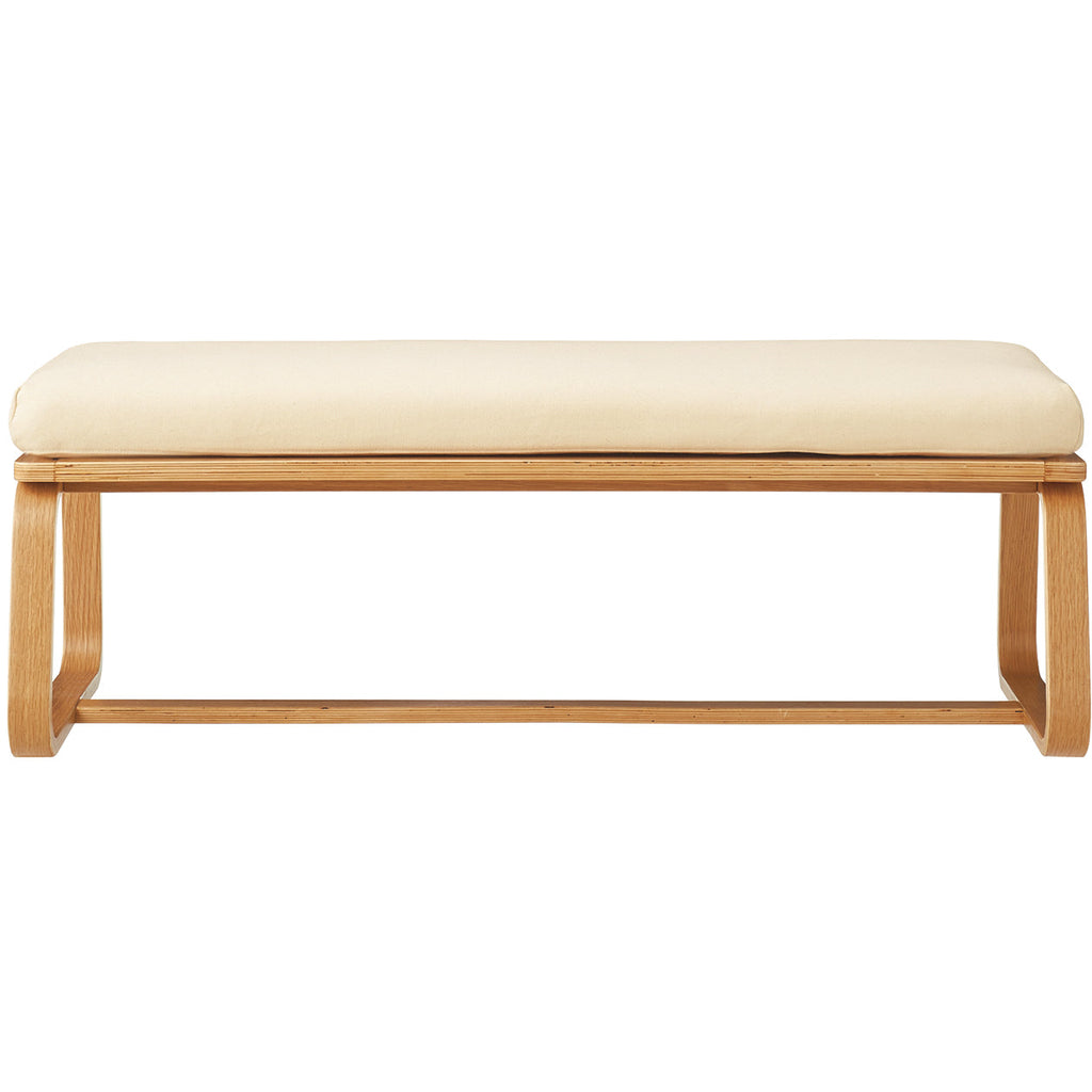 Living Dining Bench 1 - Oak Cover Sold Separately