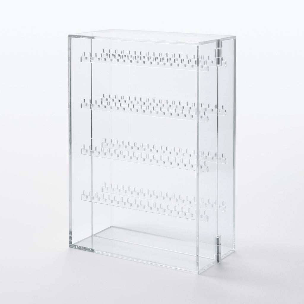 Acrylic Stand Case for Earrings & Necklace Double Sided