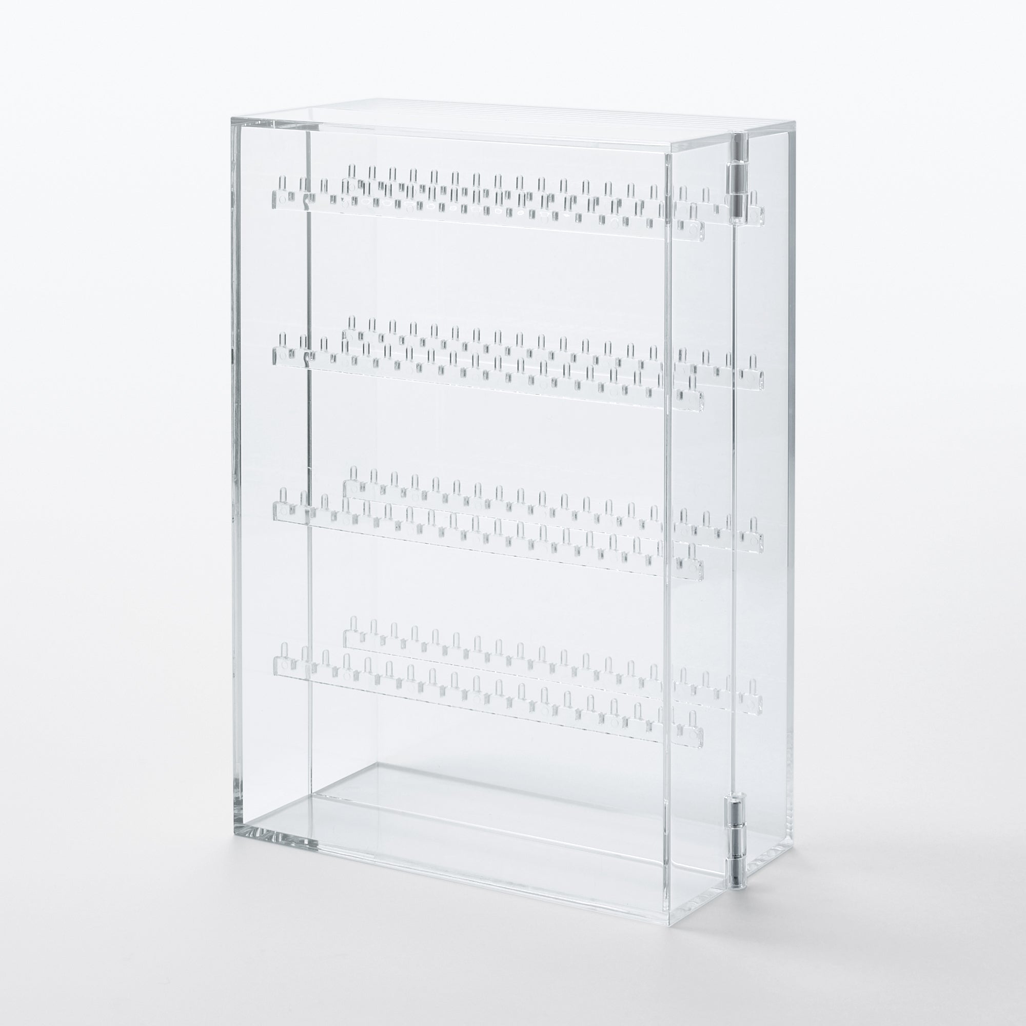 Acrylic Stand Case for Earrings & Necklace Double Sided