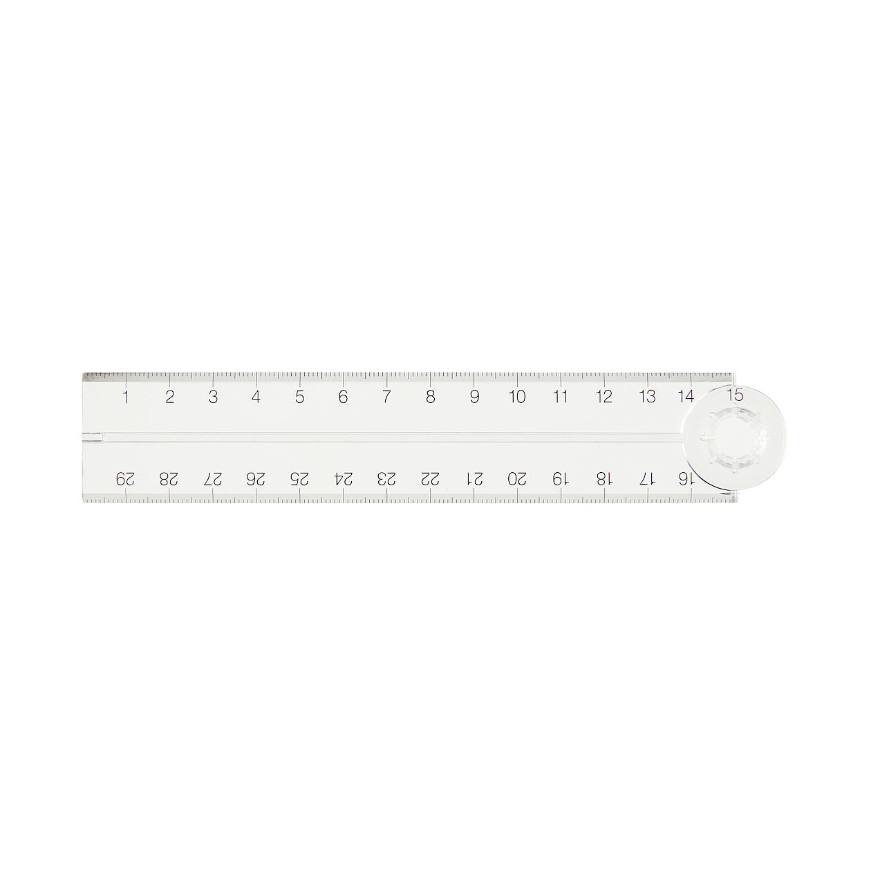 Acrylic Double Ruler Main image