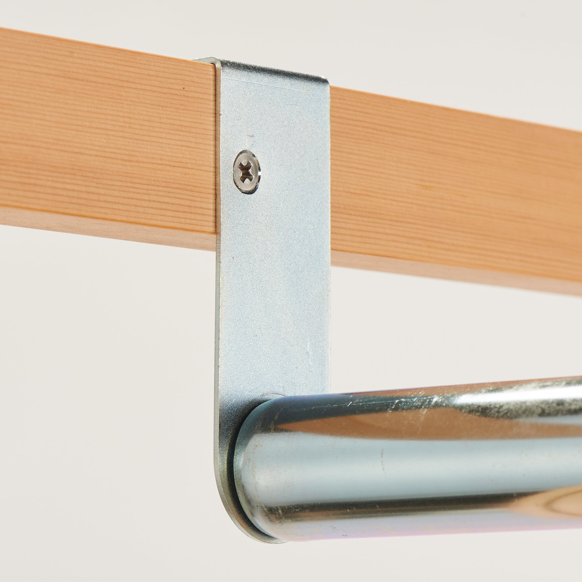 Pine Shelf Unit - Hanging Rail - Wide