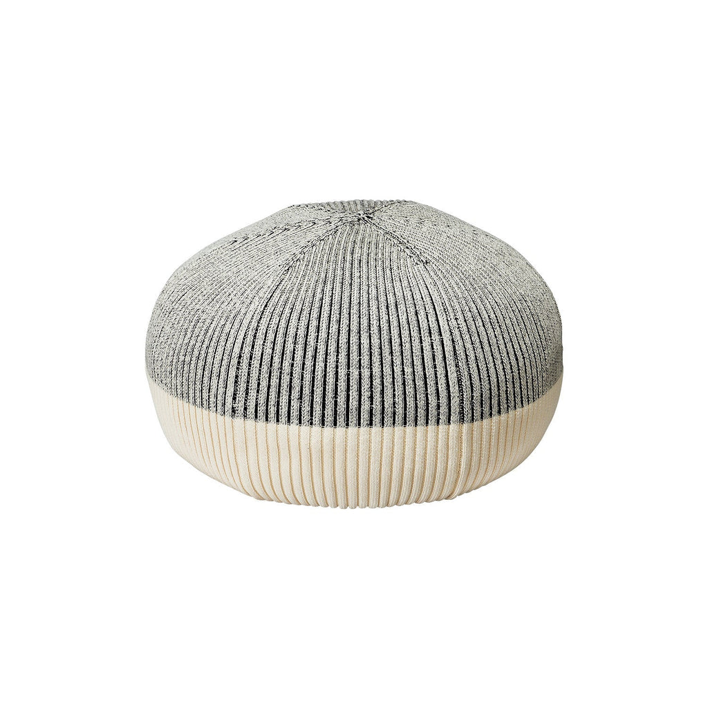 ID脡E Mini PUUF Cover - White x Black Cushion Sold Separately