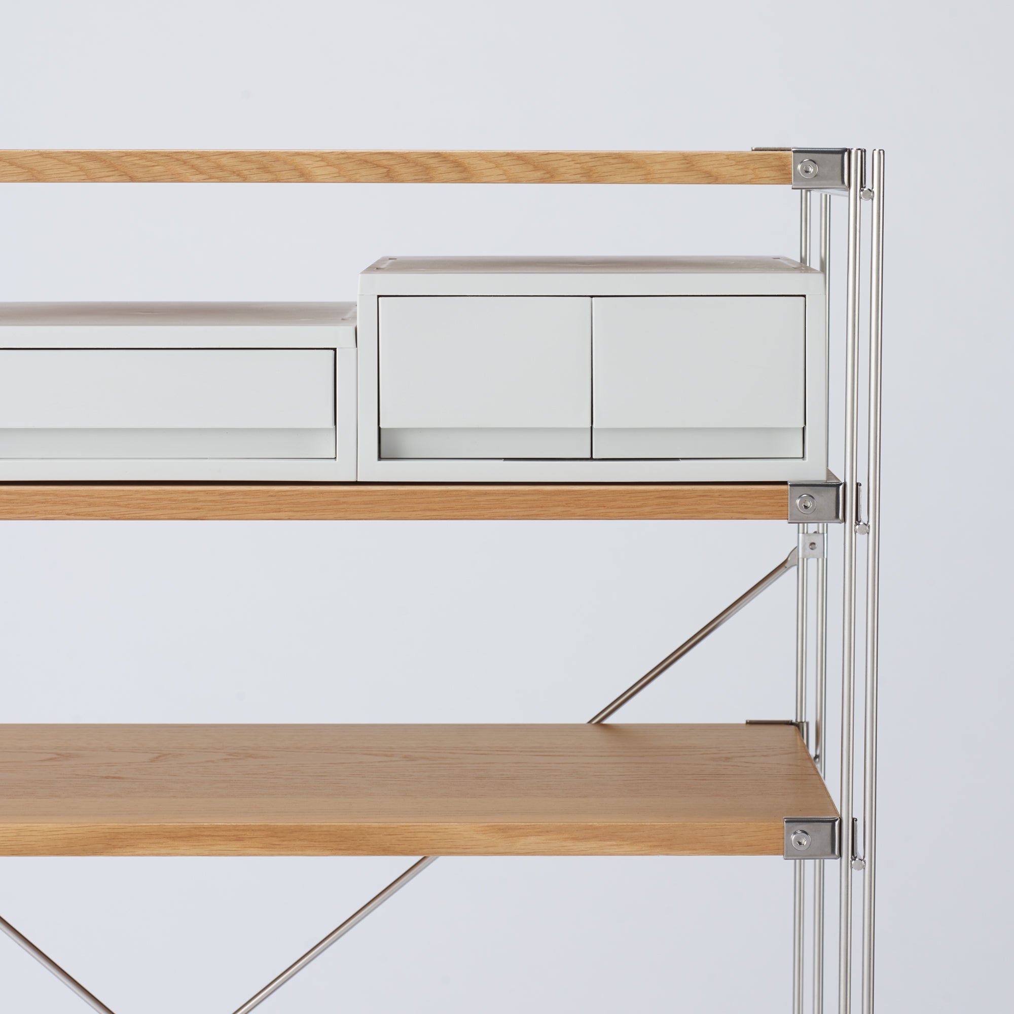 Polypropylene Case 2 Drawer - Shallow W10.2 x D14.6 x H4.7