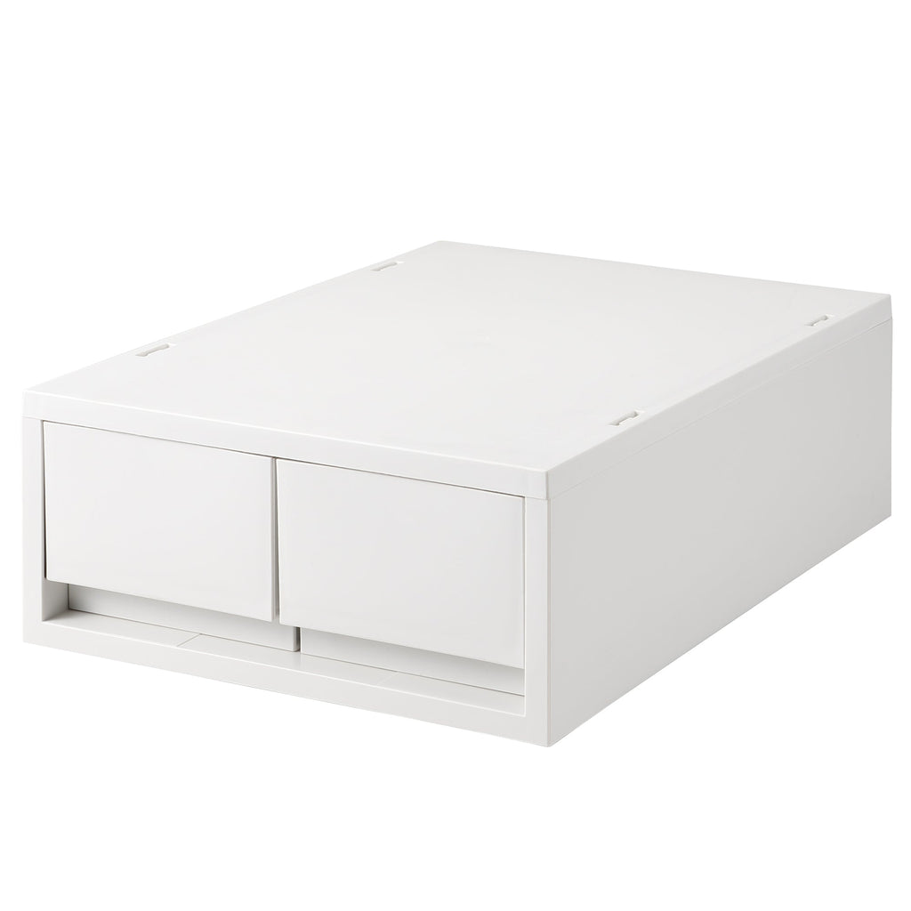 Polypropylene Case 2 Drawer - Shallow W10.2 x D14.6 x H4.7