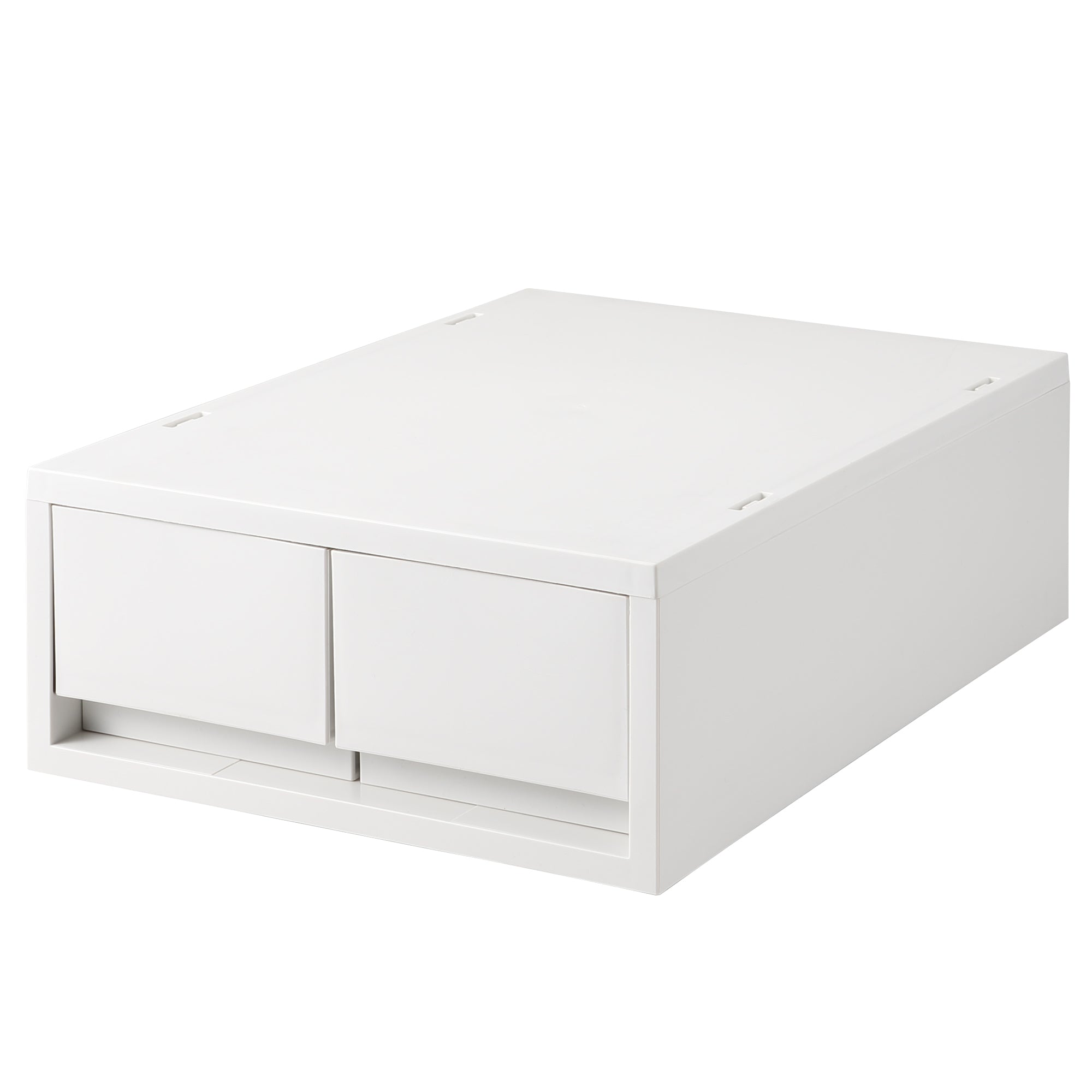 Polypropylene Case 2 Drawer - Shallow W10.2 x D14.6 x H4.7