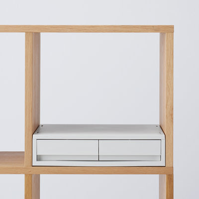 Polypropylene Storage Case Wide Extra Shallow 2 Drawers