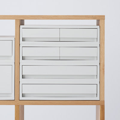 Polypropylene Storage Case Wide Extra Shallow 2 Drawers