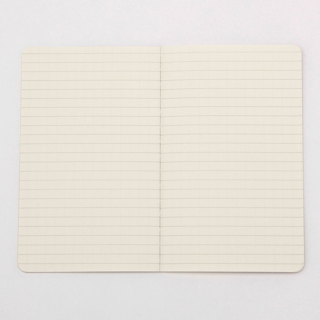 High Quality Paper Bind Slim Notebook - Horizontal Line and Vertical Dot Grid