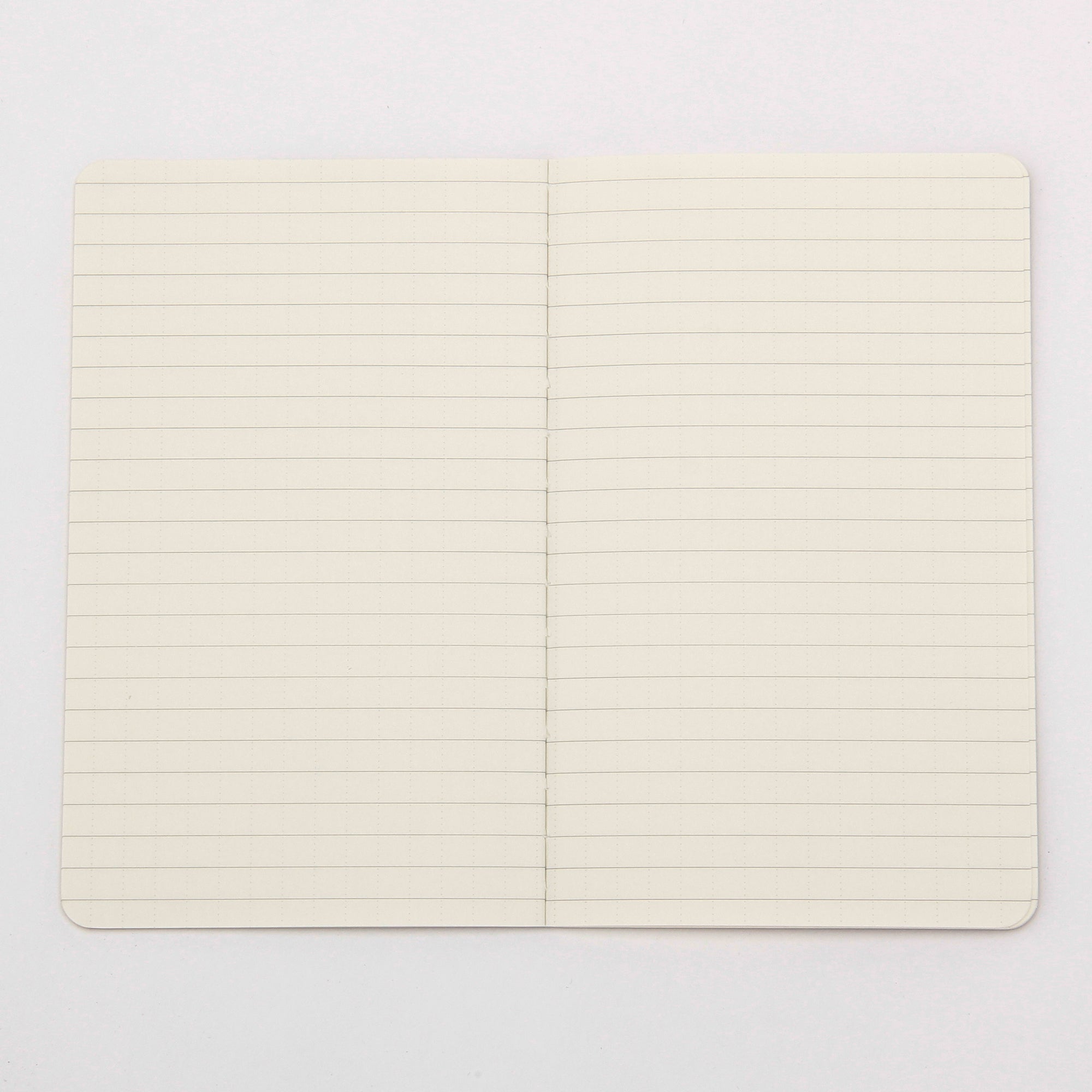 High Quality Paper Bind Slim Notebook - Horizontal Line and Vertical Dot Grid