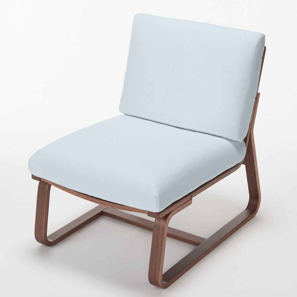 Living Dining Sofa Chair - Walnut Cover Sold Separately