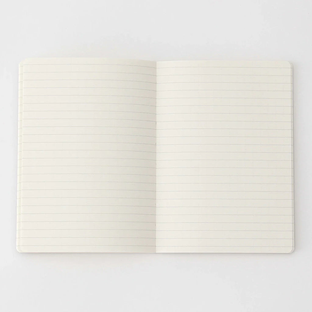 Open-Flat Dashed Grid Notebook