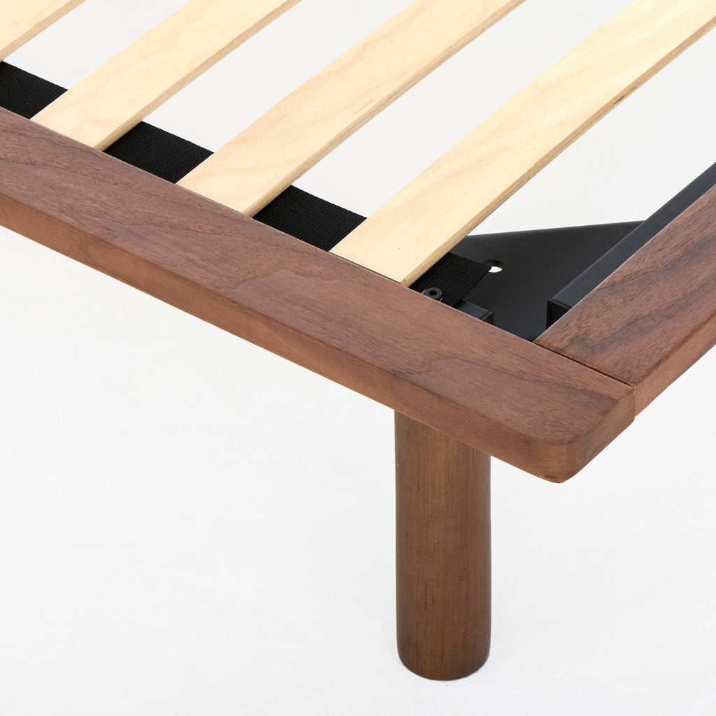 M8 Wooden Legs for Bed & Sofa - 10.2 Inch - Brown