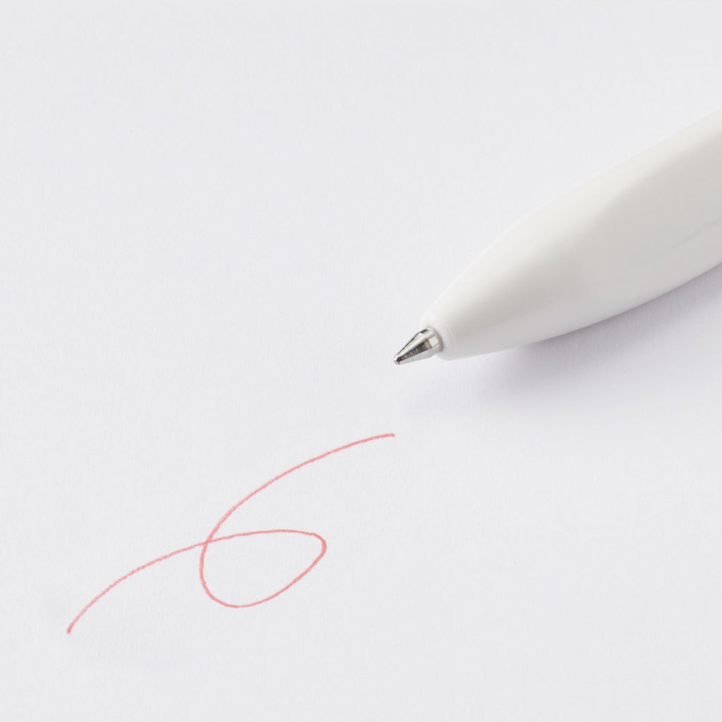 Oil Ink Triangle 2 Color Ballpoint Pen with Mechanical Pencil