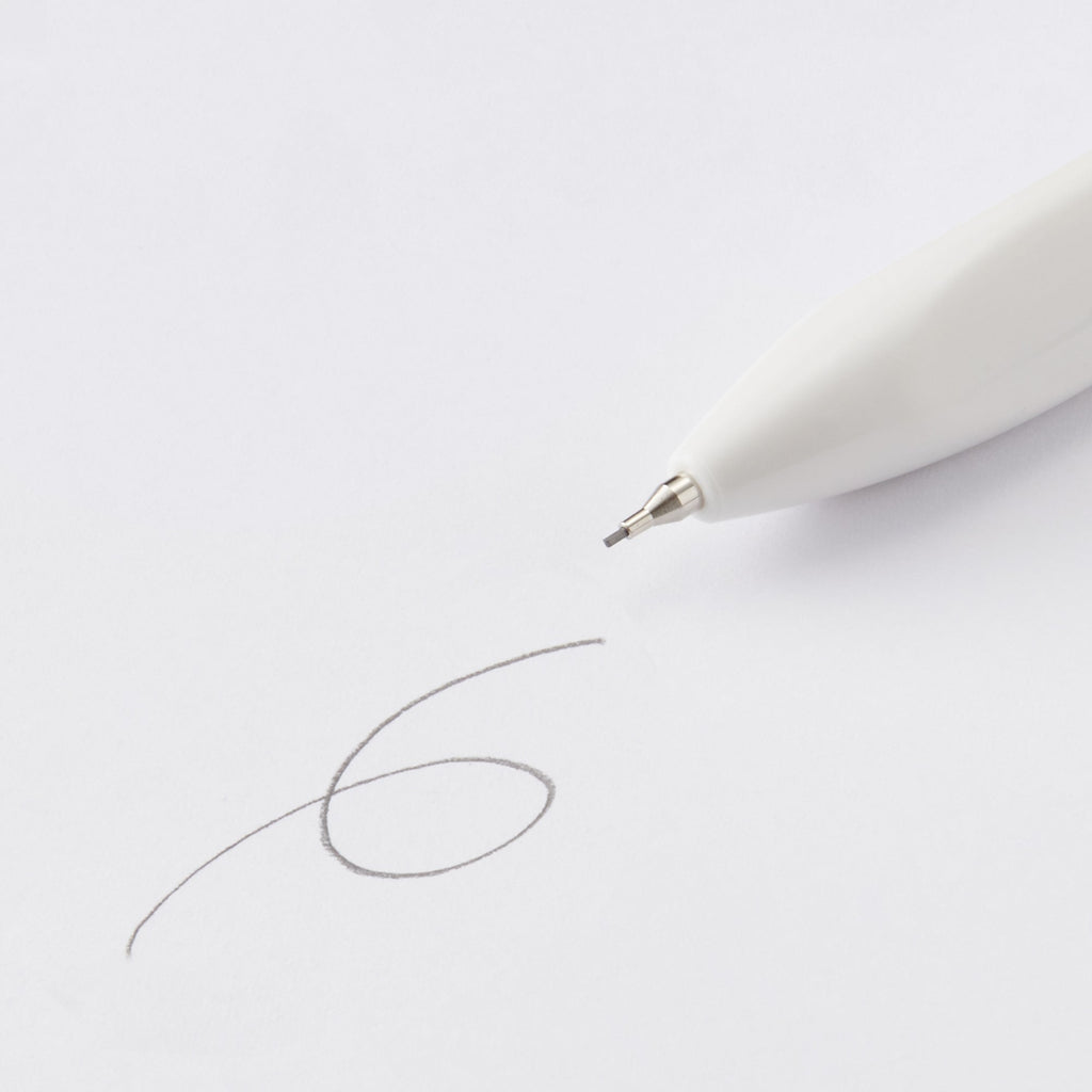 Oil Ink Triangle 2 Color Ballpoint Pen with Mechanical Pencil