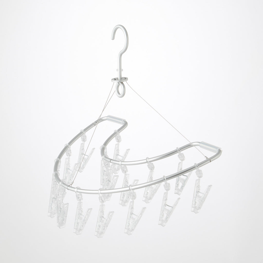 Aluminum Semicircle Hanger - 16 Pegs