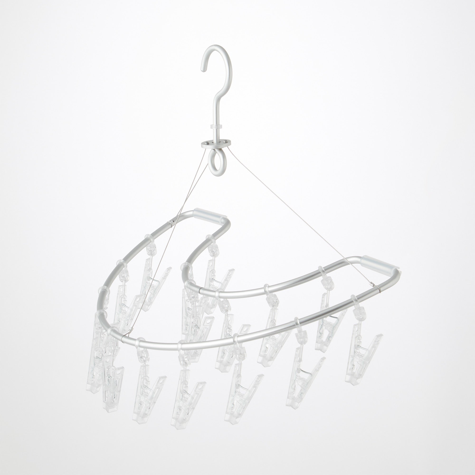 Aluminum Semicircle Hanger - 16 Pegs