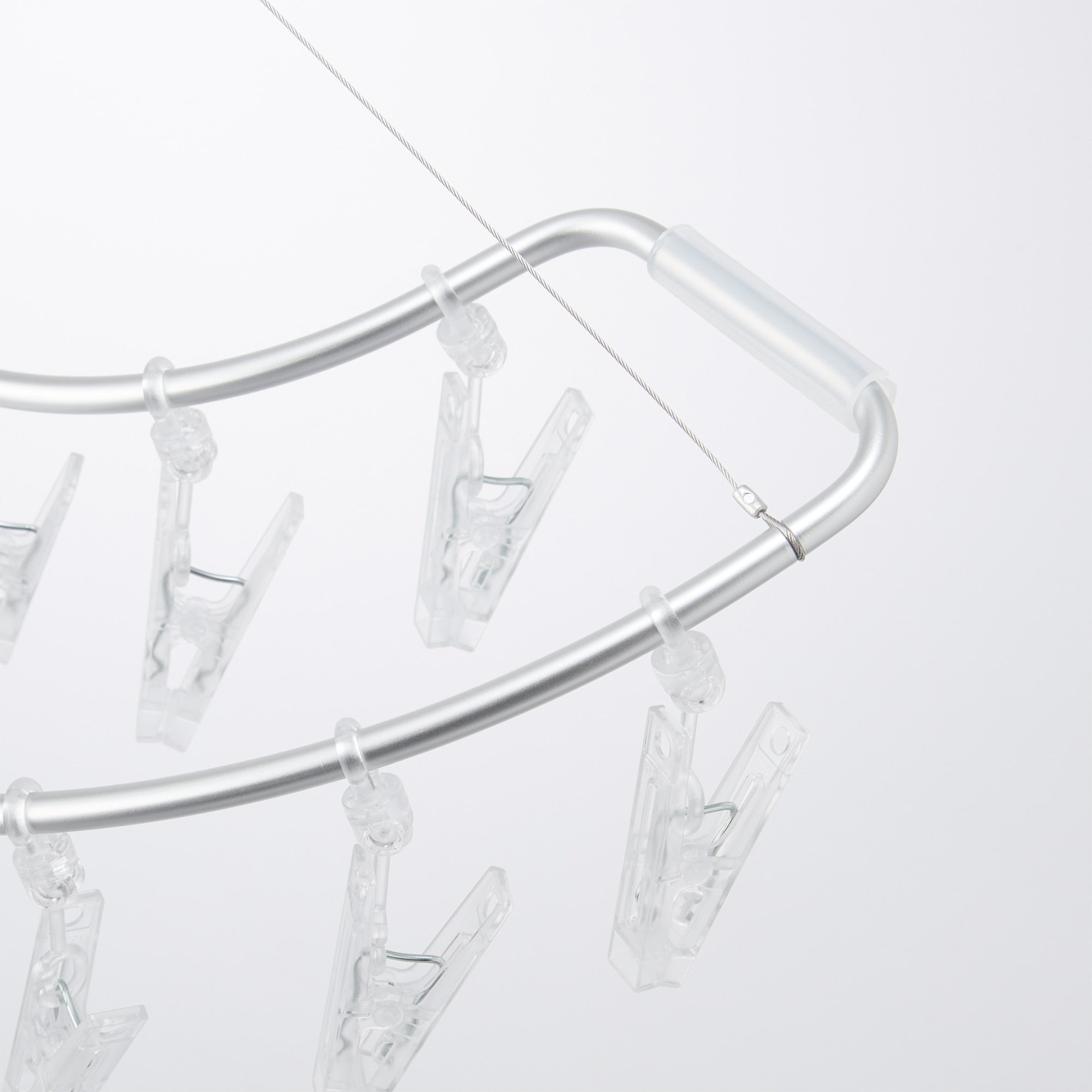 Aluminum Semicircle Hanger - 16 Pegs
