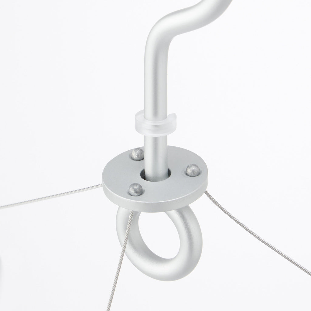Aluminum Semicircle Hanger - 16 Pegs