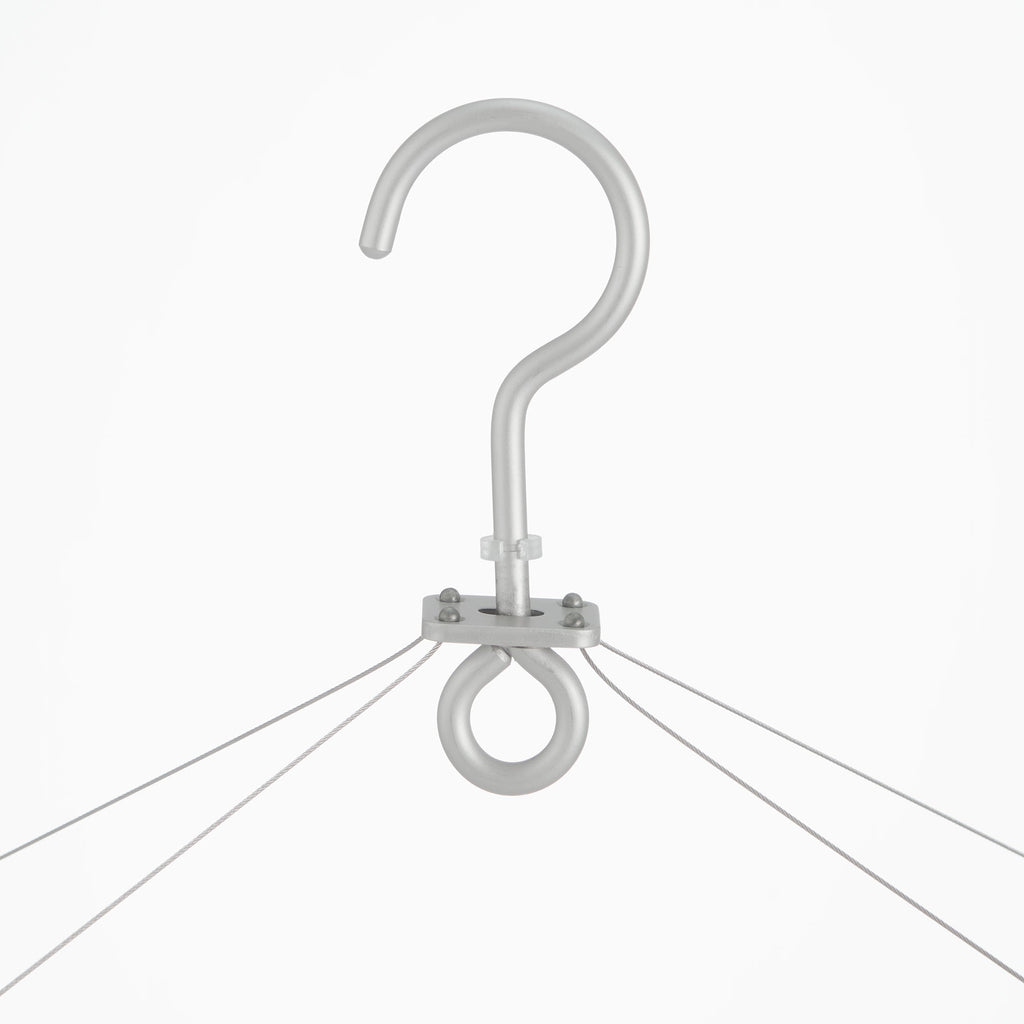 Aluminum Square Hanger with Pegs M 49x45cm