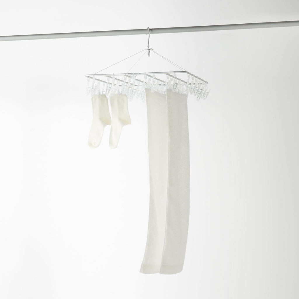 Aluminum Square Hanger with Pegs M 49x45cm