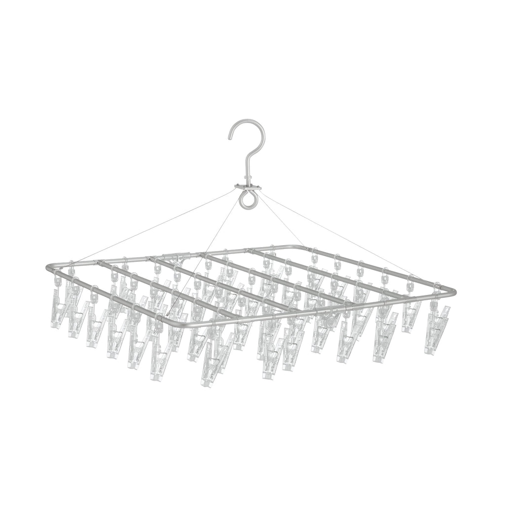 Aluminum Square Hanger with Pegs M 49x45cm