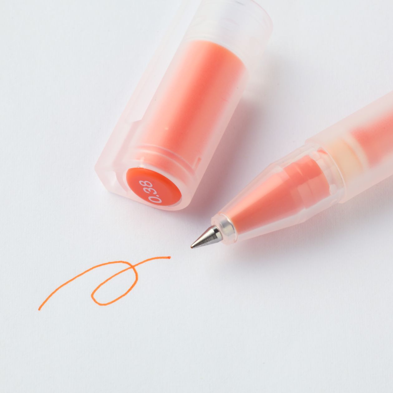 Gel Ink Ballpoint Cap Type Pen 0.38 mm