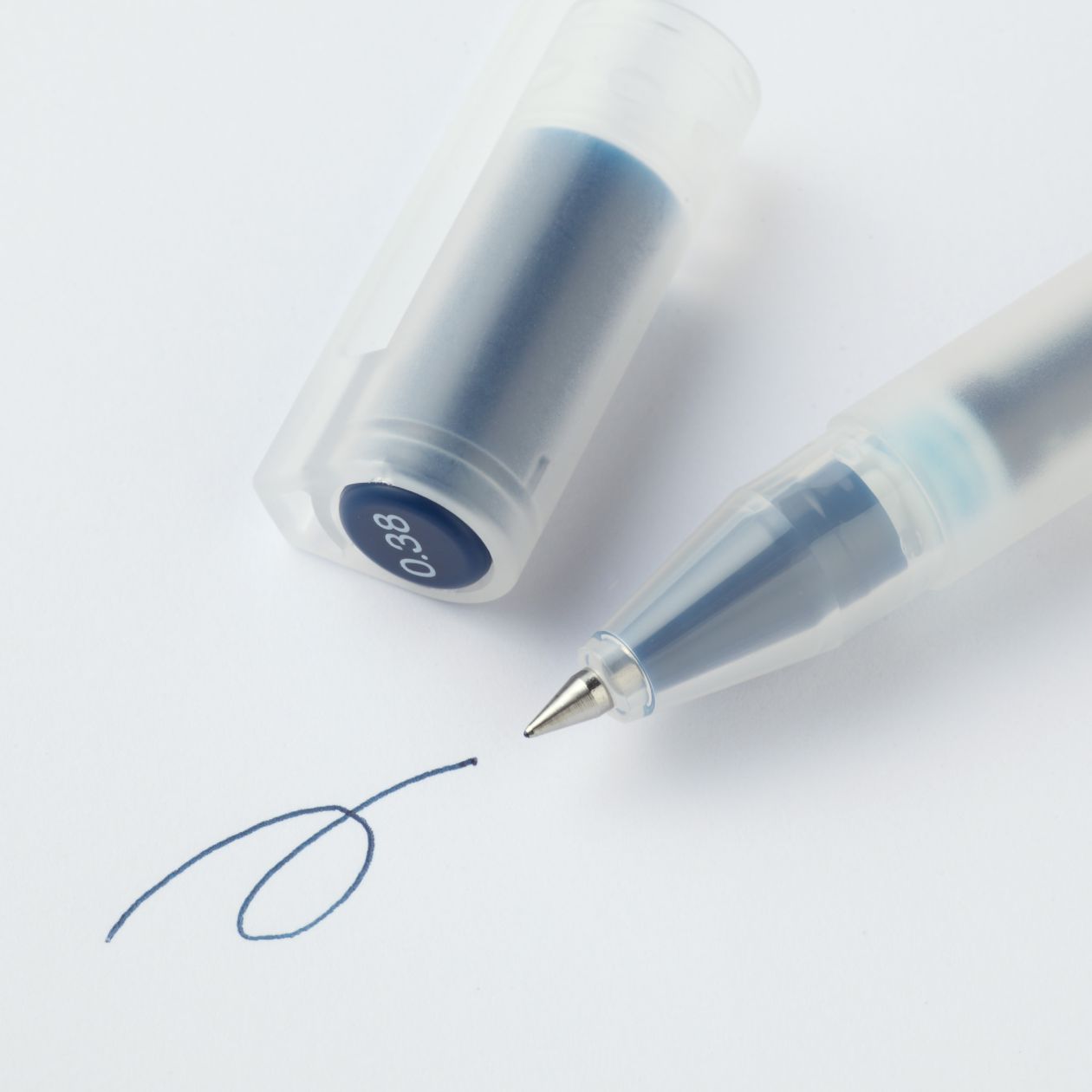 Gel Ink Ballpoint Cap Type Pen 0.38 mm