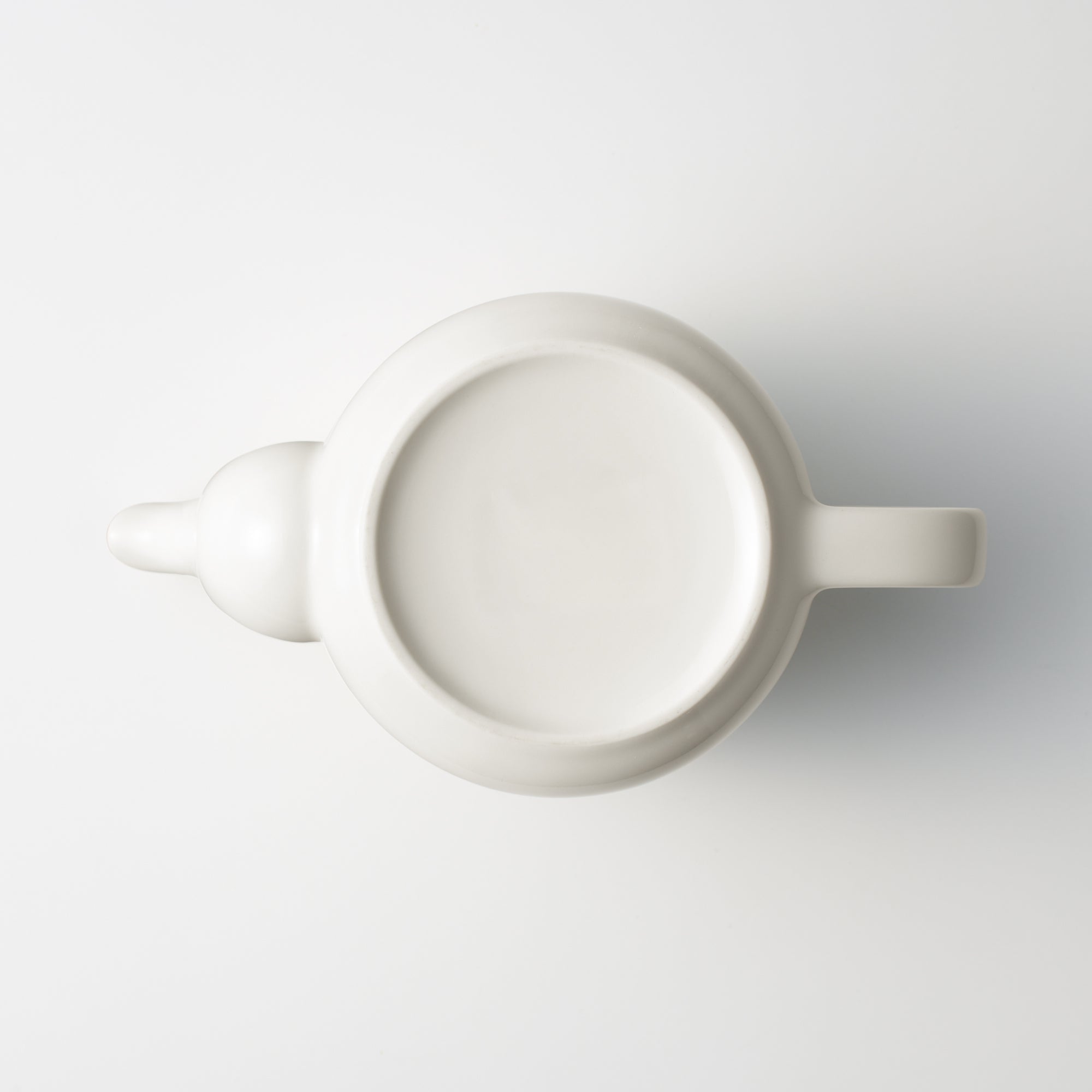 Beige Porcelain Pot