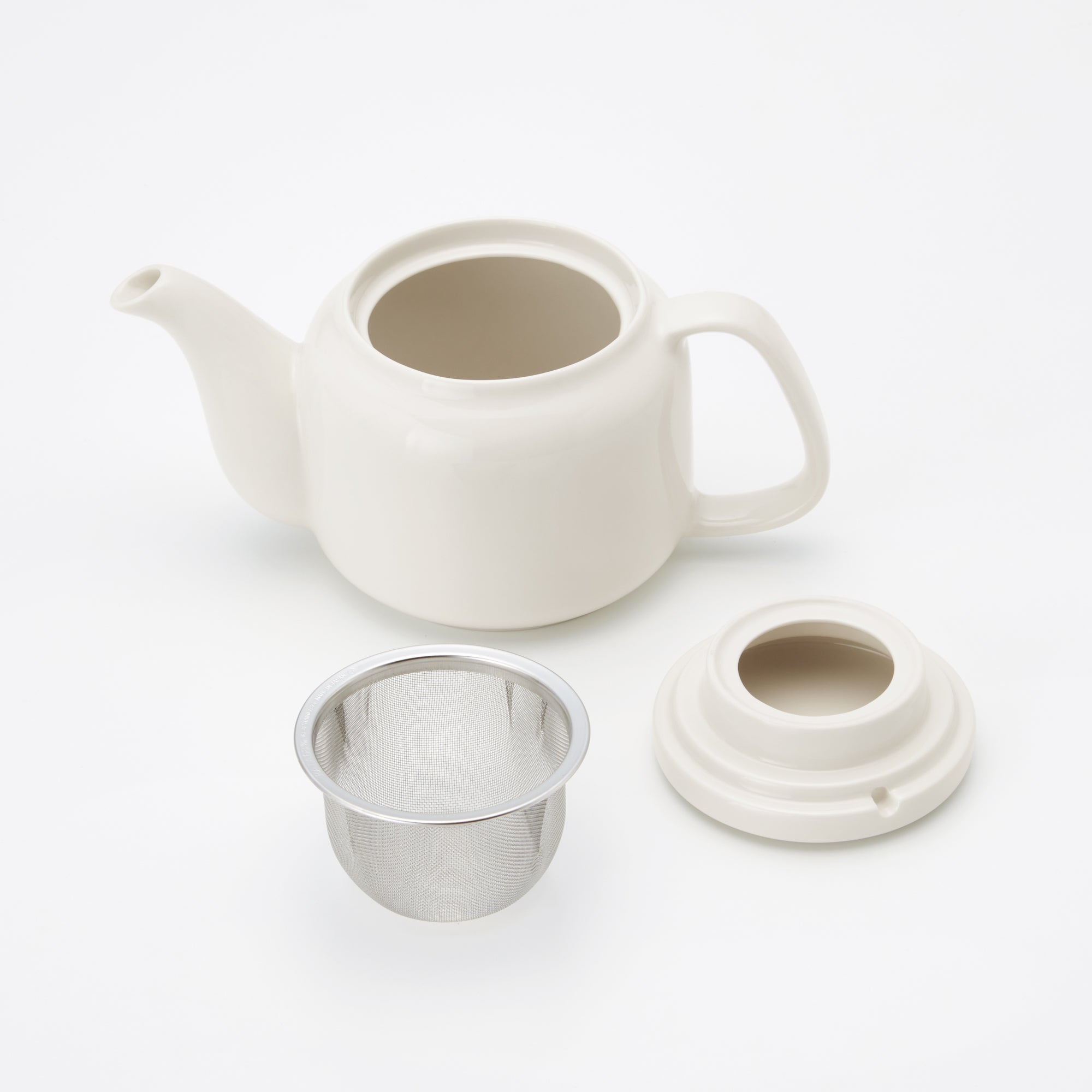 Beige Porcelain Pot