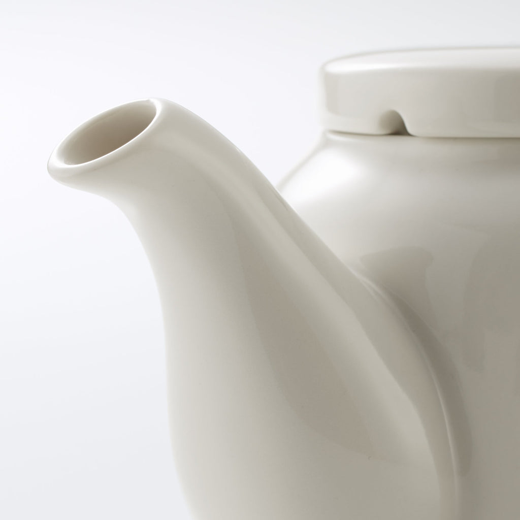 Beige Porcelain Pot