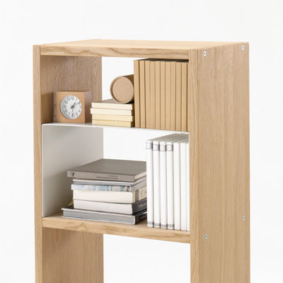 Stacking Shelf - Oak - 5 Tiers