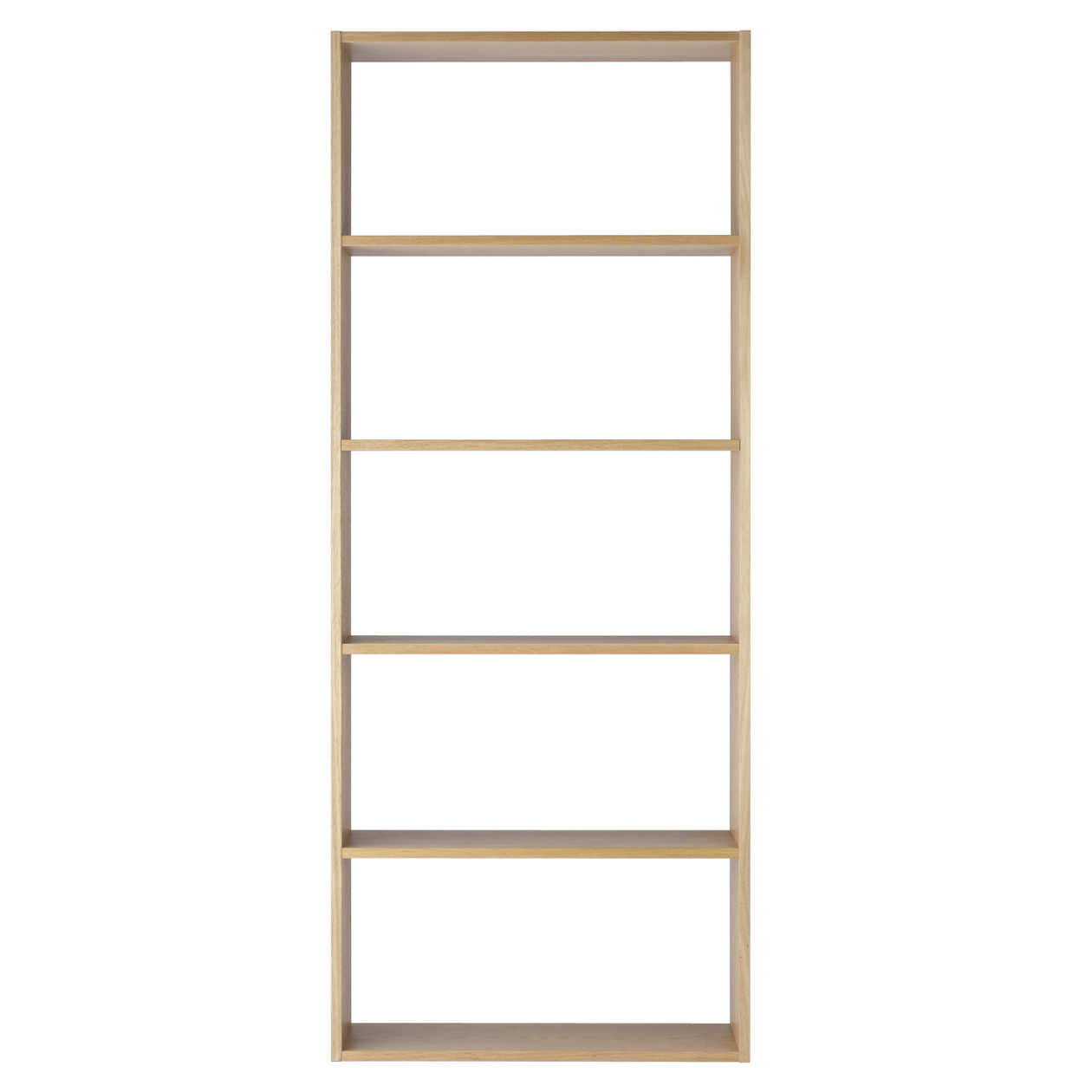Oak Stacking Shelf - Wide Type - 5 Tiers