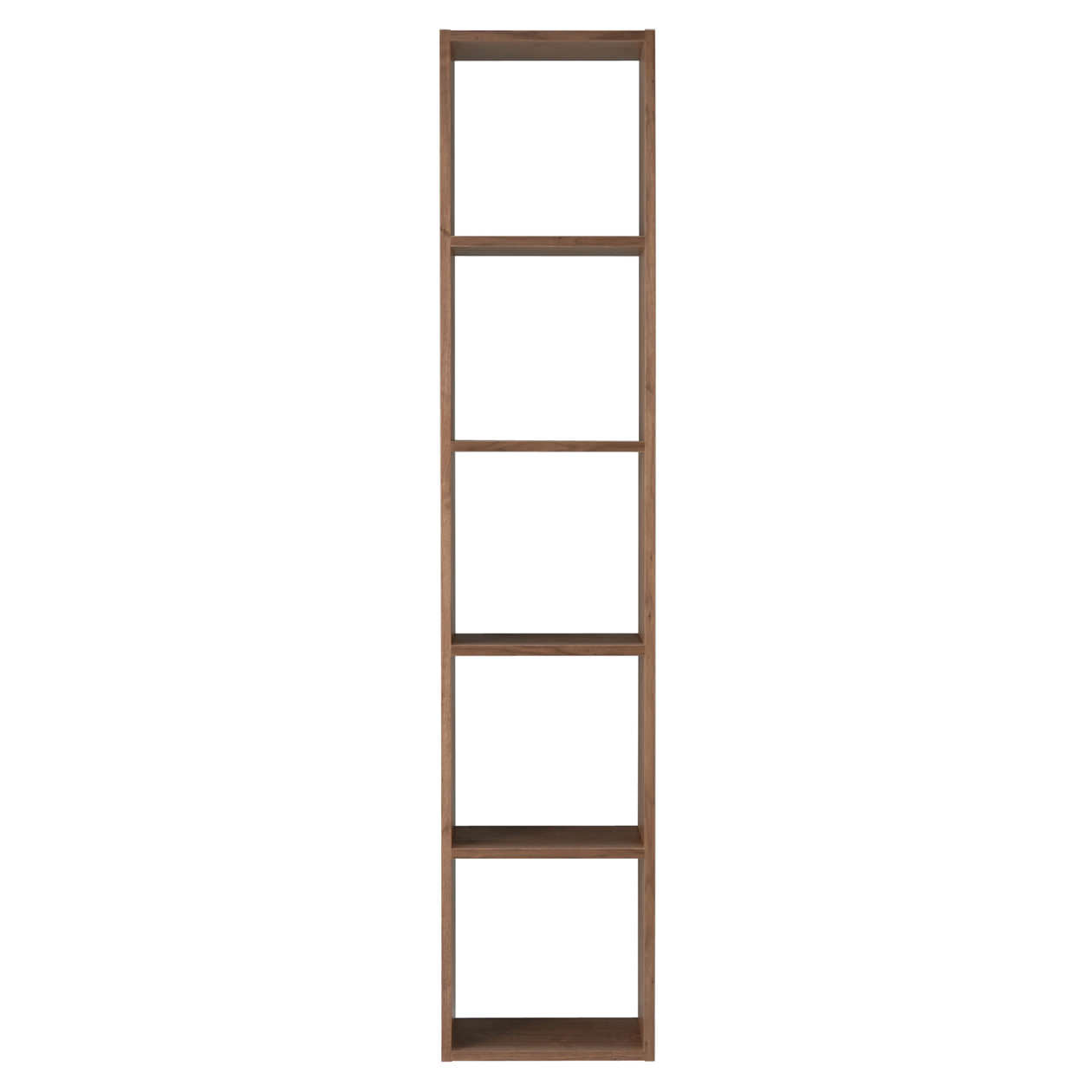 Stacking Shelf - Walnut - 5 Tiers