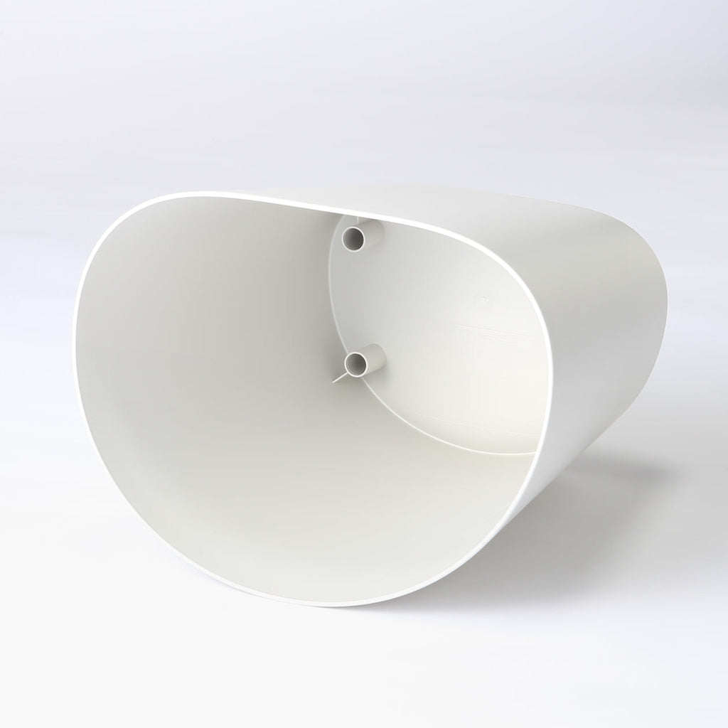 Polypropylene Stackable Stool Light Gray
