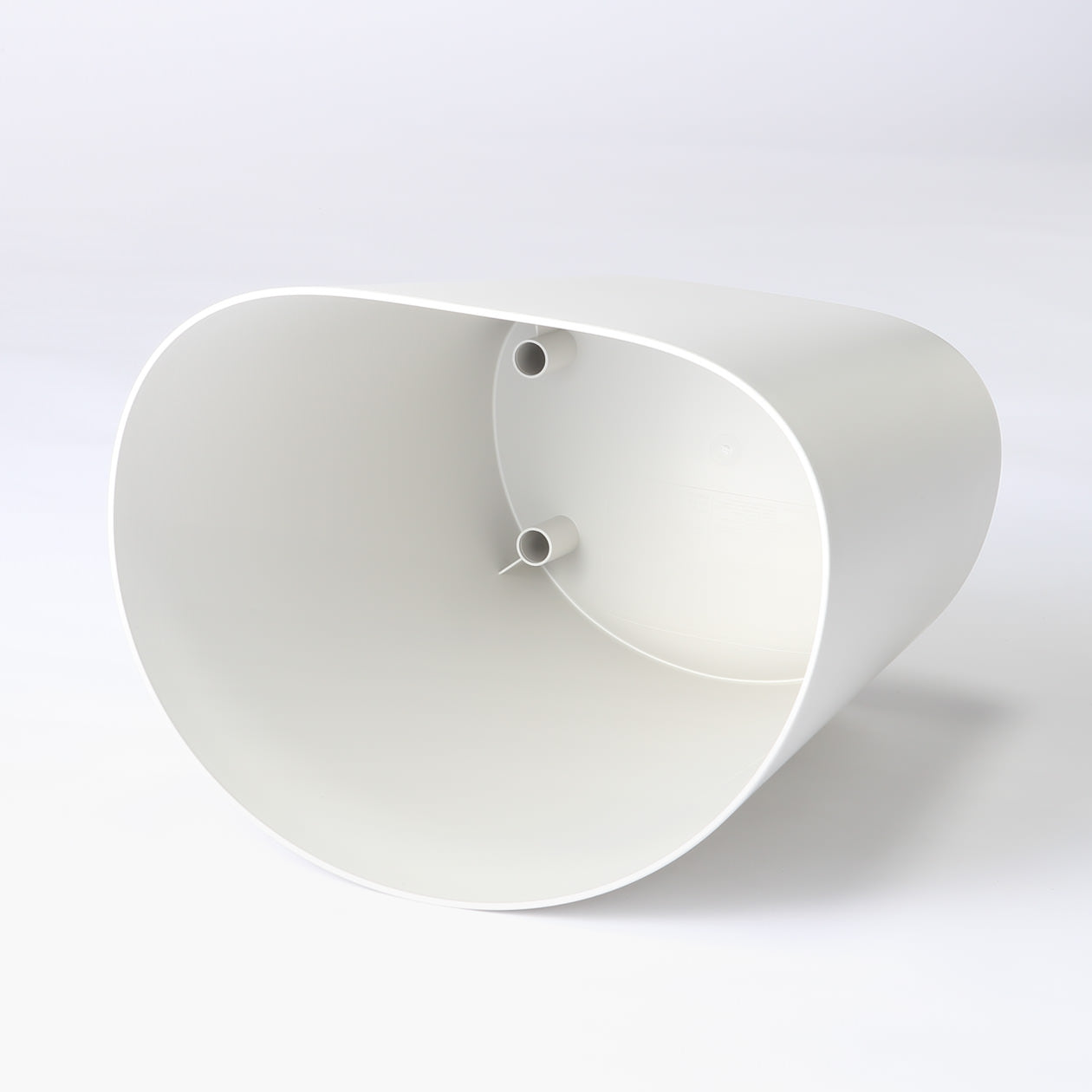 Polypropylene Stackable Stool Light Gray