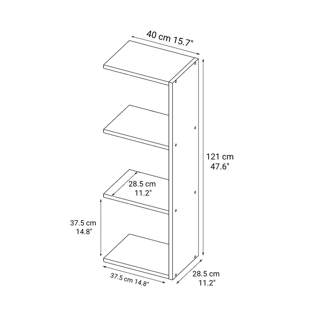 Stacking Shelf Oak Additional - 3 Tiers