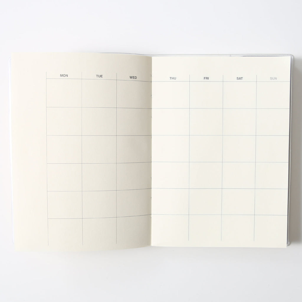 Undated Monthly Weekly Planner