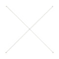 SUS Shelving Unit Cross Bar - White Gray - Extra Wide