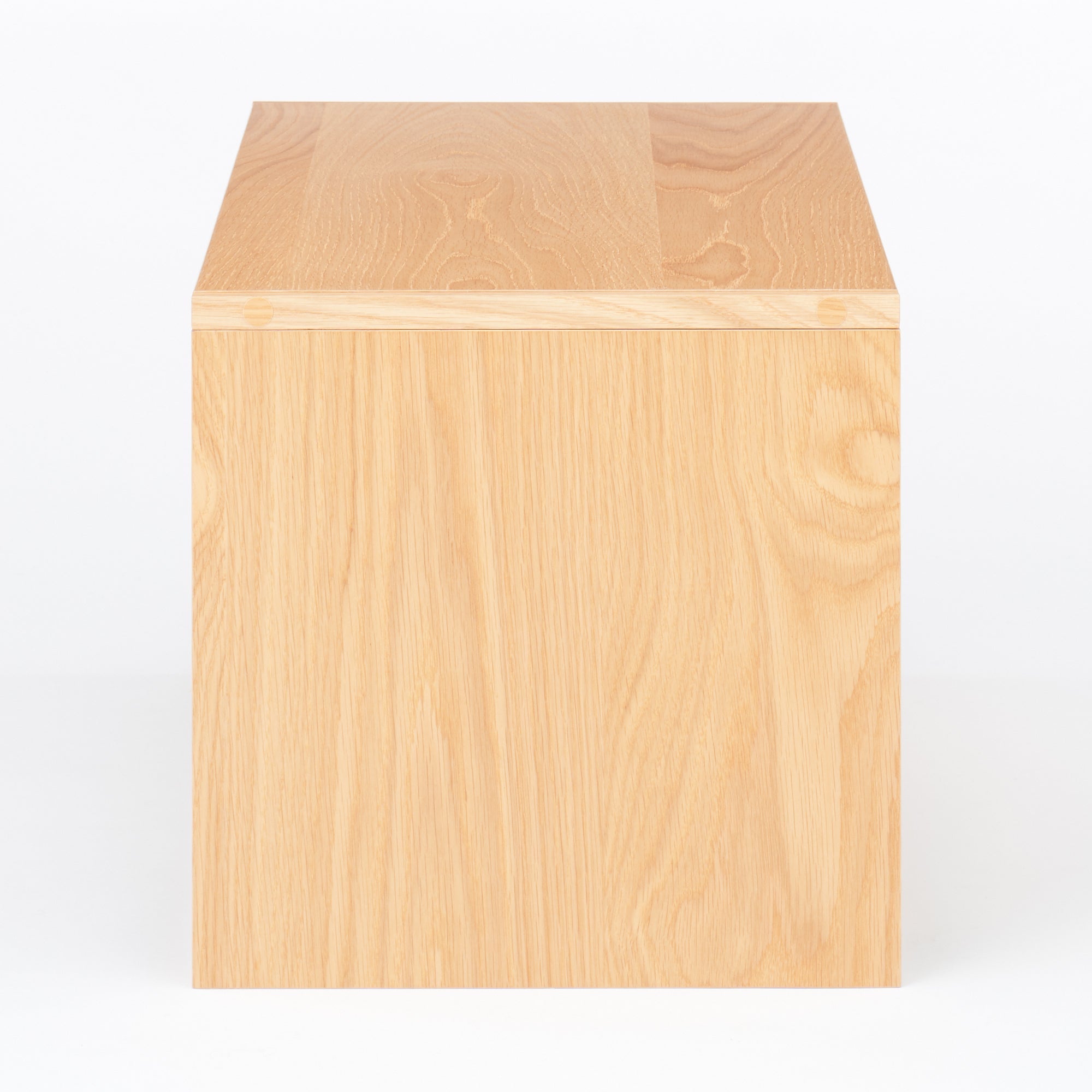 SUS Shelving Unit - Box with Glass Door - Oak
