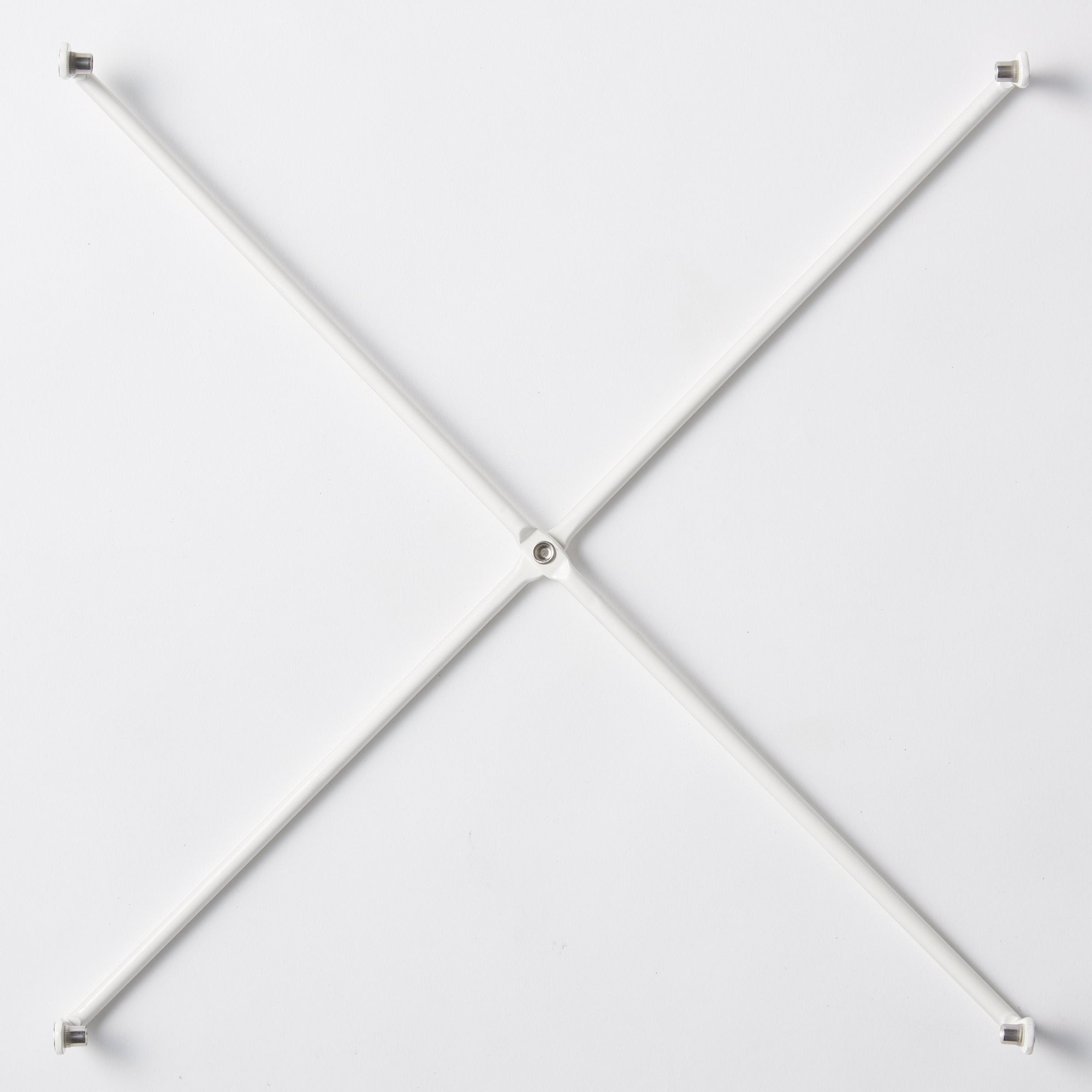 SUS Shelving Unit Side Cross Bars - White Gray 2 Pack