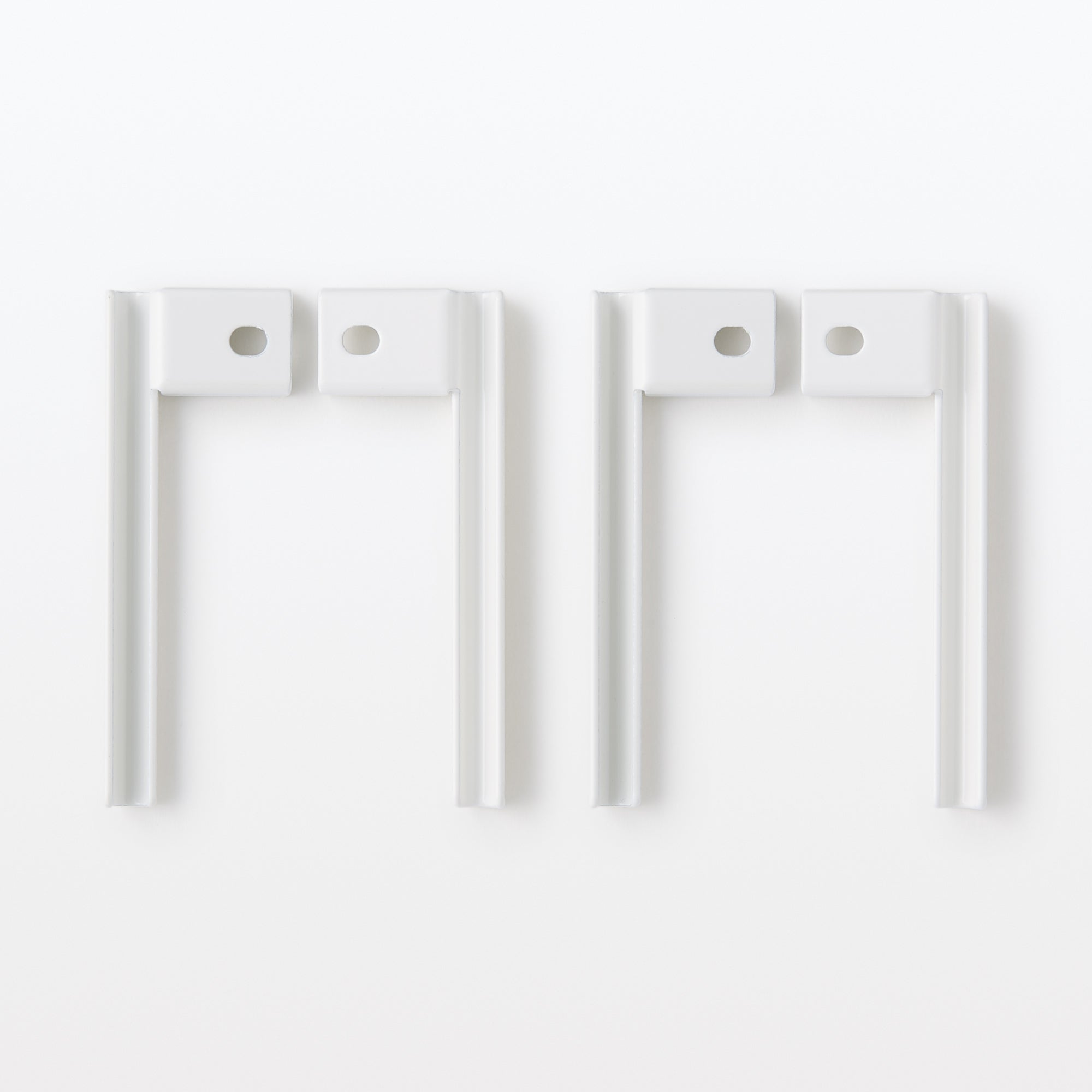 SUS Shelving Unit Height Adjustable Bracket - White Gray
