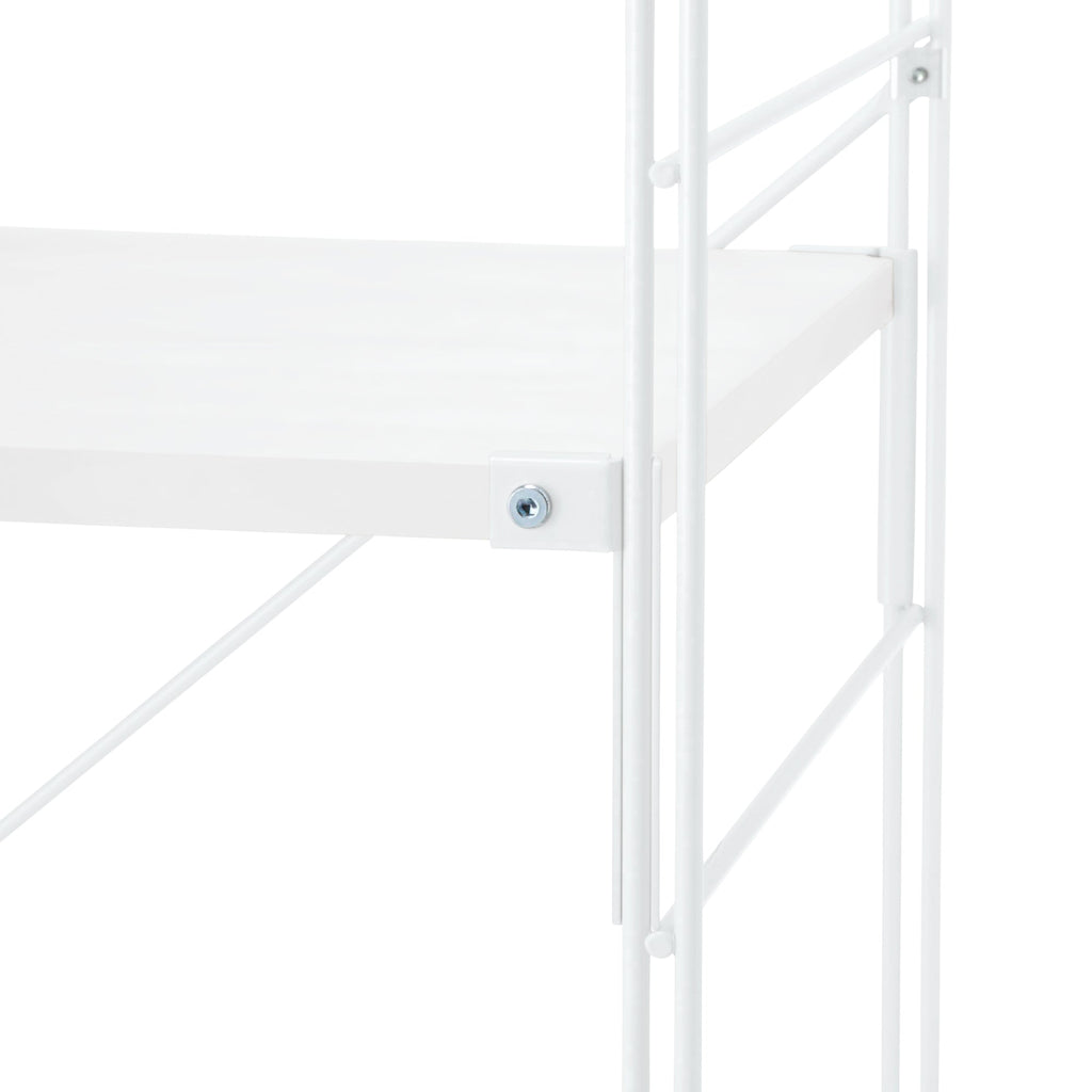 SUS Shelving Unit Height Adjustable Bracket - White Gray