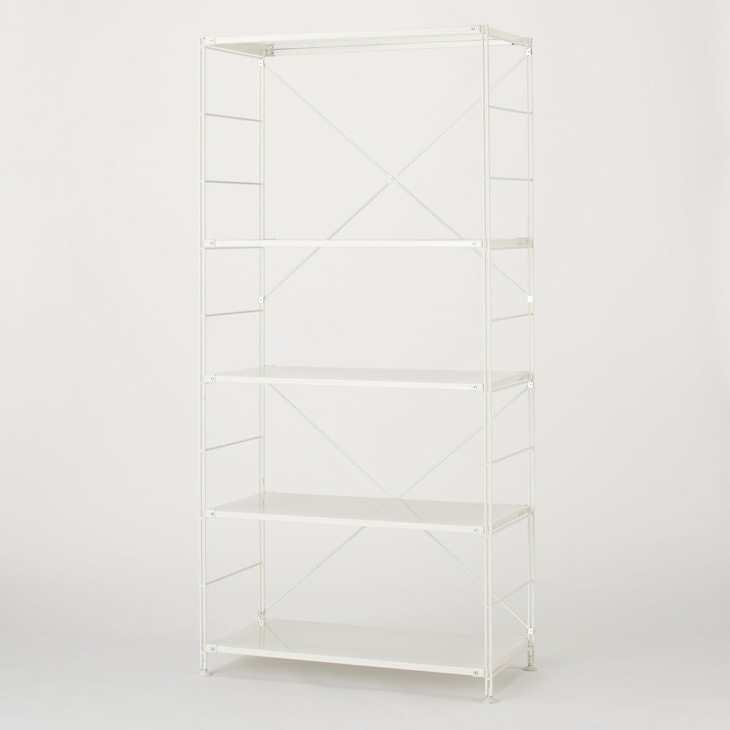 SUS Shelving Unit - White Gray - Wide - Large