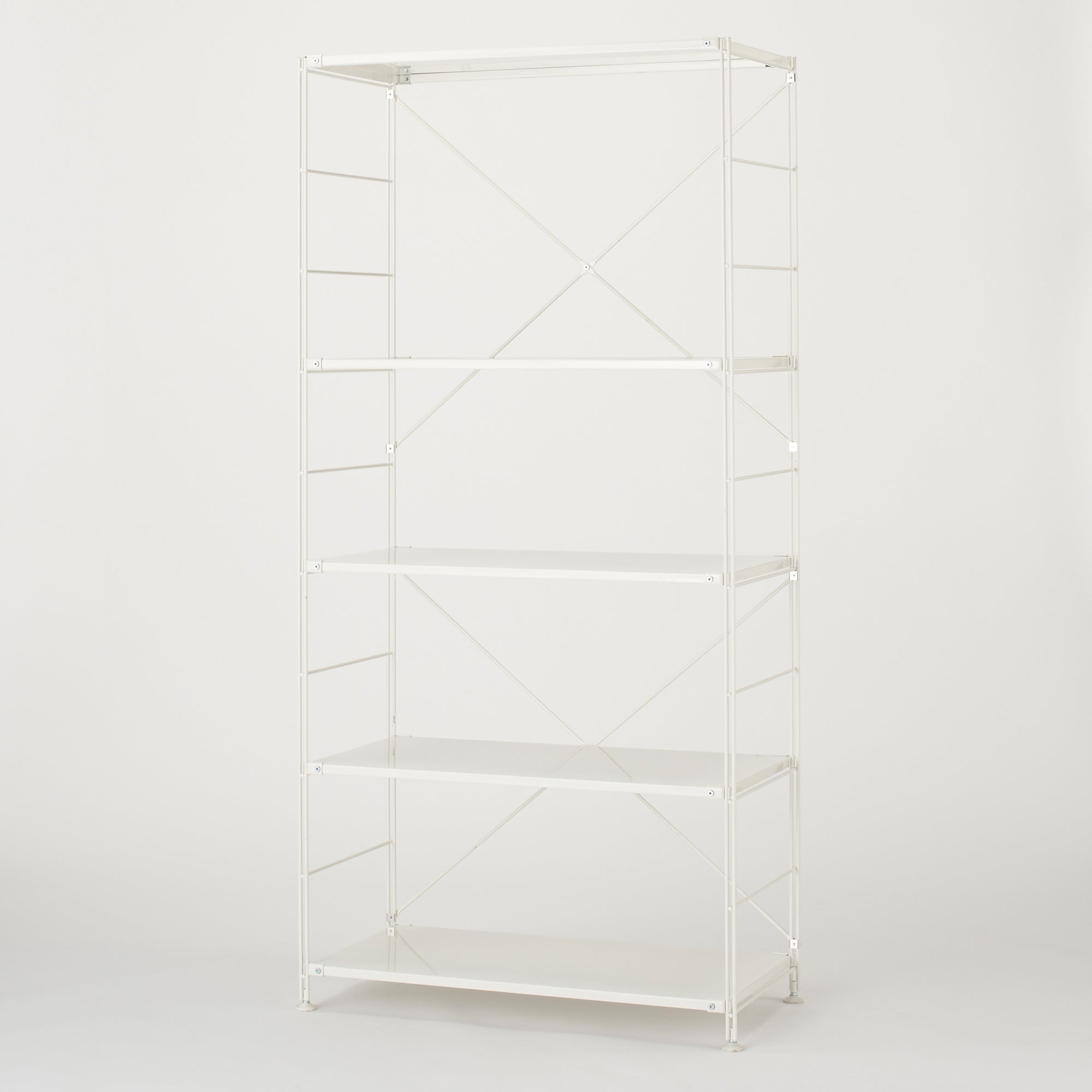 SUS Shelving Unit - White Gray - Wide - Large