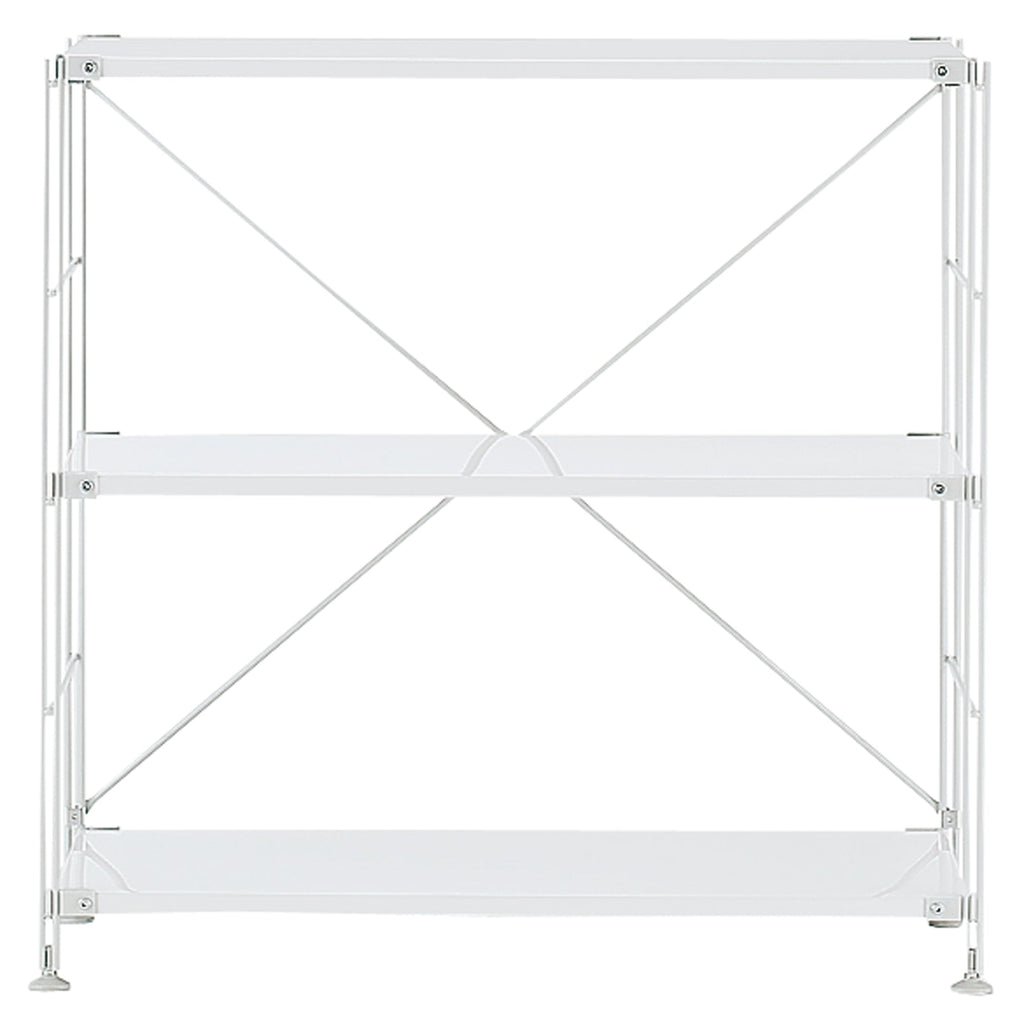 SUS Shelving Unit - White Gray - Wide - Small
