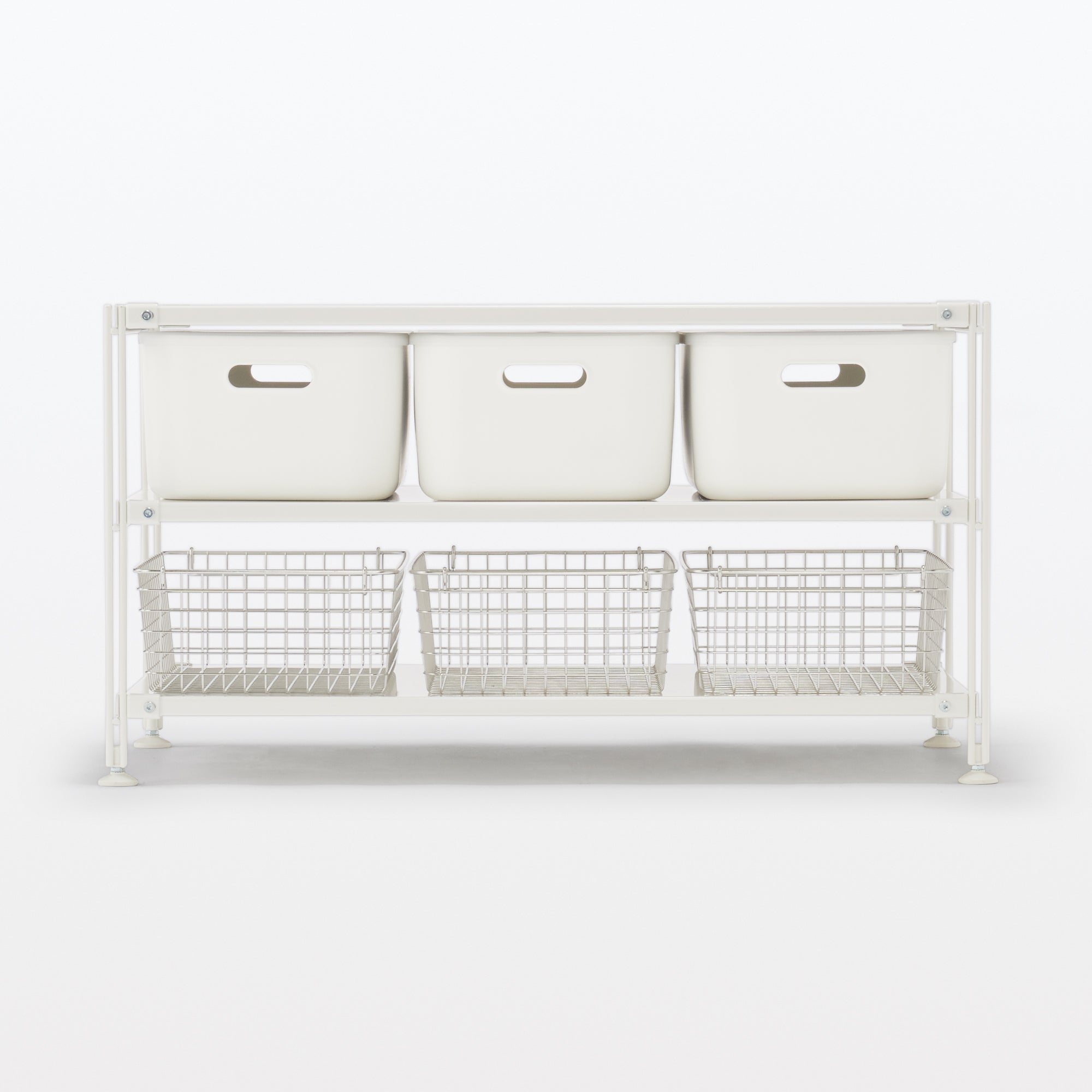 SUS Shelving Unit - Light Gray - Wide - Mini
