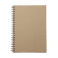 B6 Wirebound Notebook Plain Beige