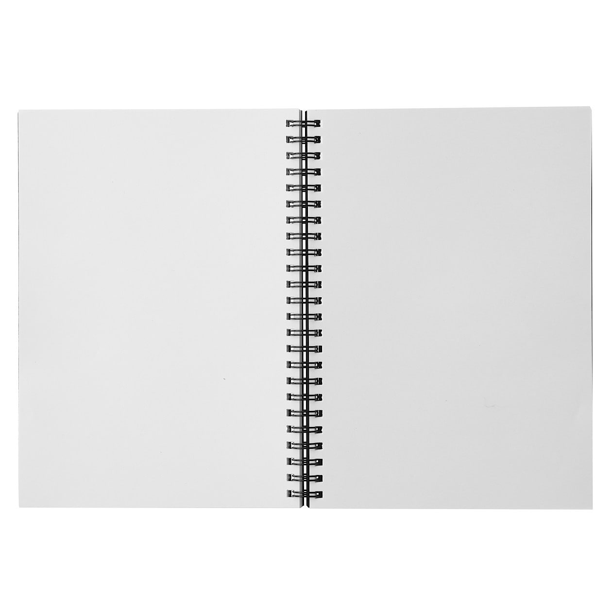 A5 Recycled Paper Double Ring Blank Notebook - Dark Grey Secondary image