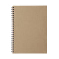 A5 Wirebound Notebook Plain Beige